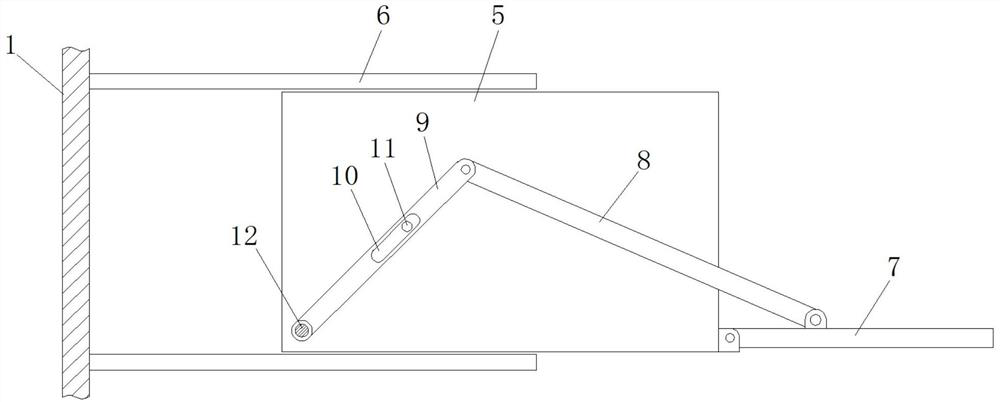 An energy-saving and environment-friendly refrigerator freezer based on a link mechanism