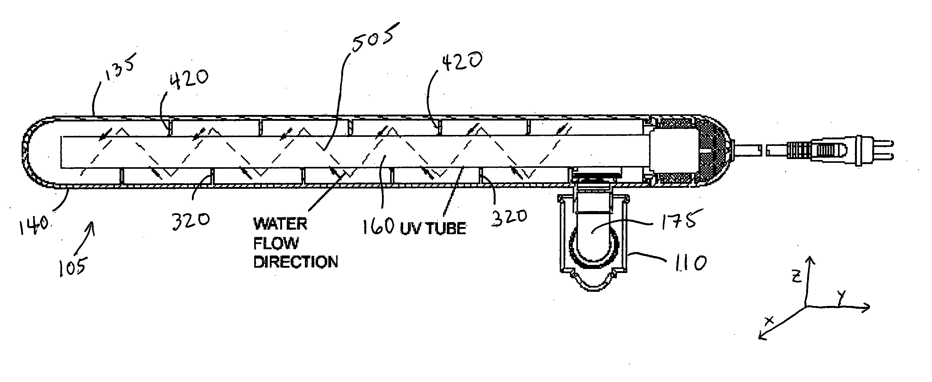 Ultraviolet water sterilizer