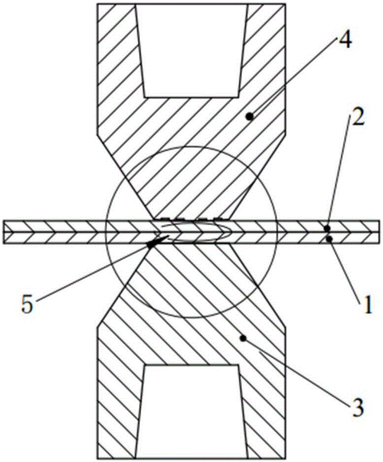 Electrode system for improving performances of steel-aluminum dissimilar metal resistance spot welding head