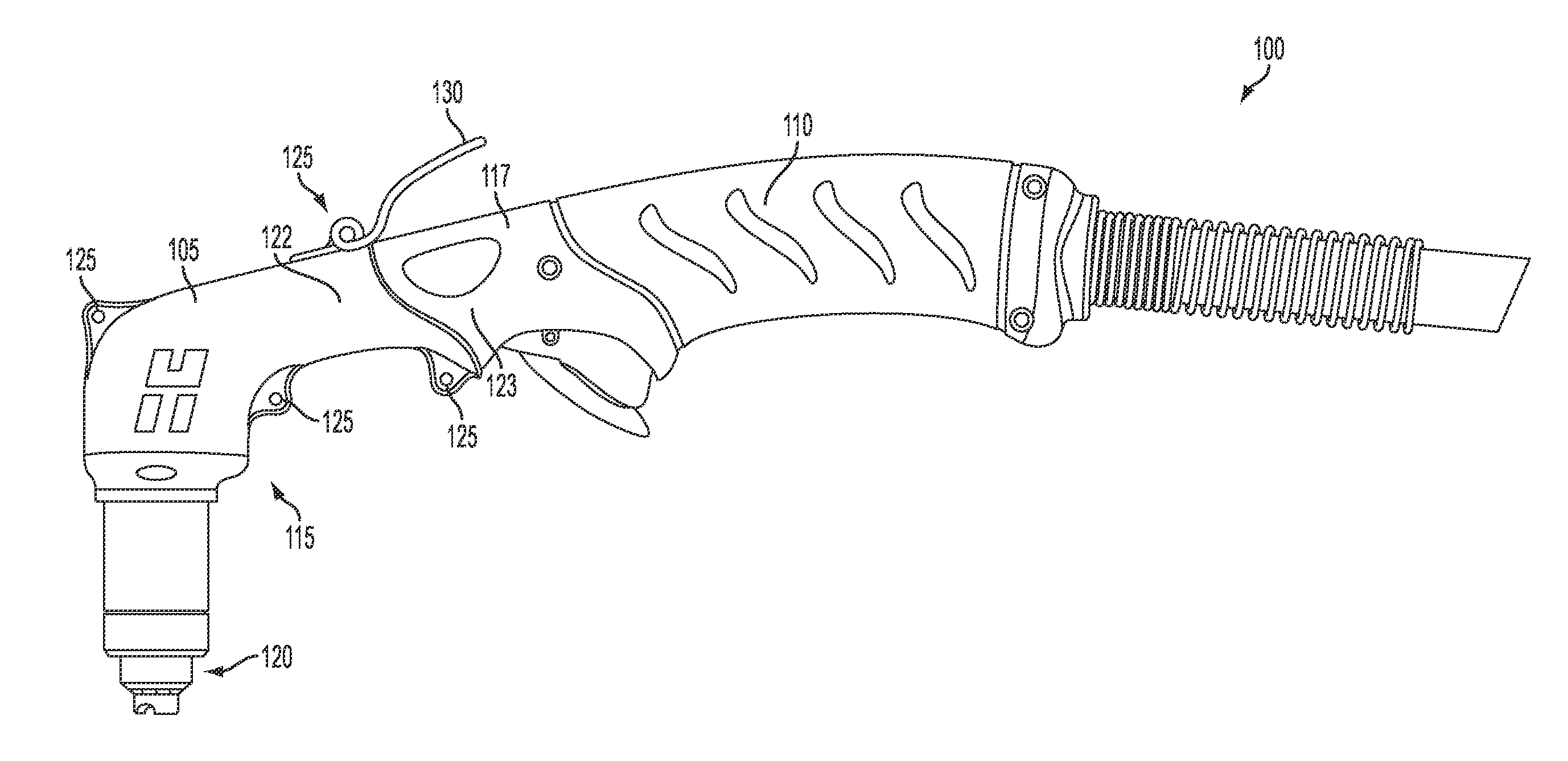 Protective Shell for a Hand Held Plasma Cutting Torch