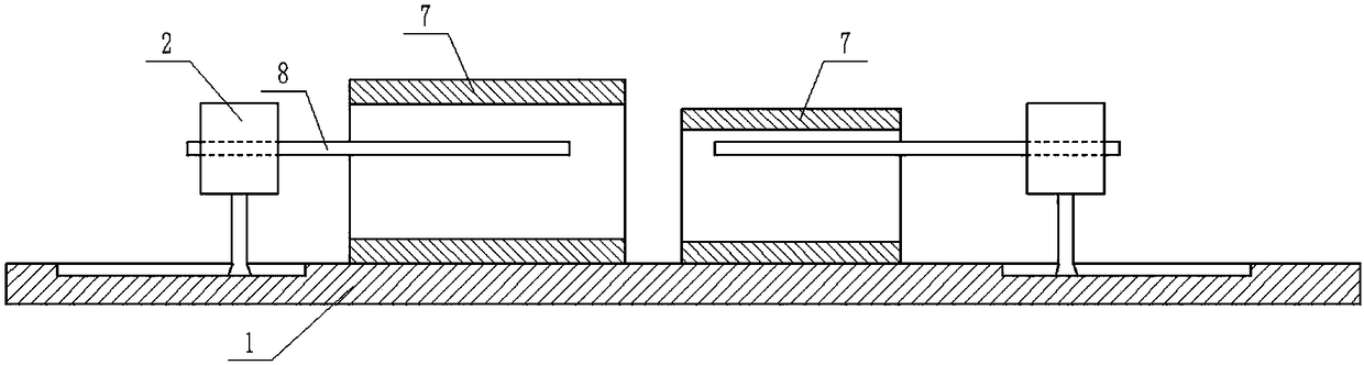 Welding fixing device for automobile pipe