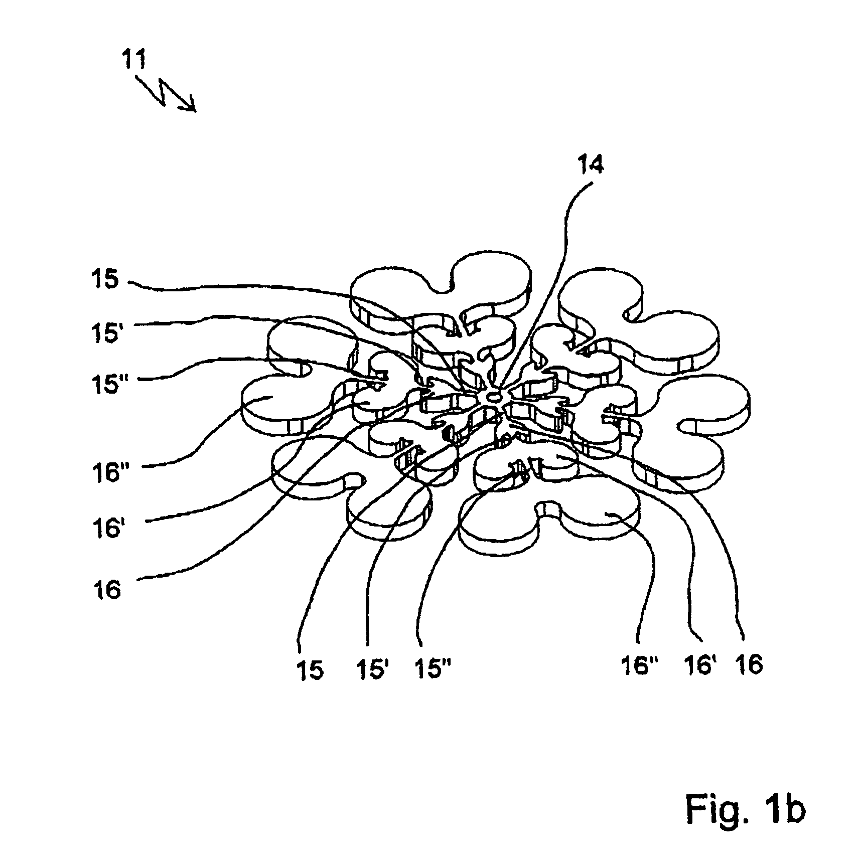 Auditory ossicle prosthesis with variable coupling surfaces