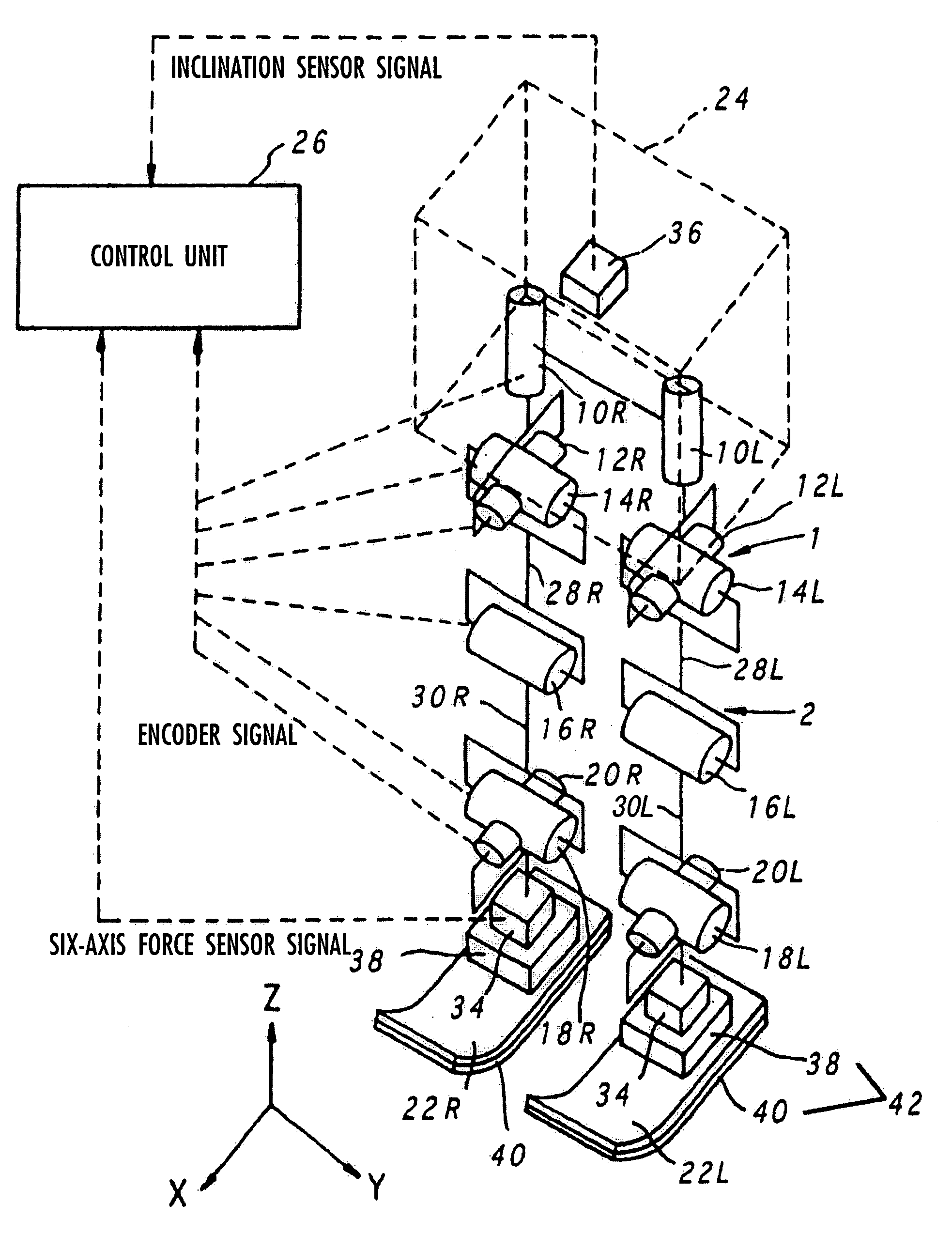 Gait generation device for legged mobile robot