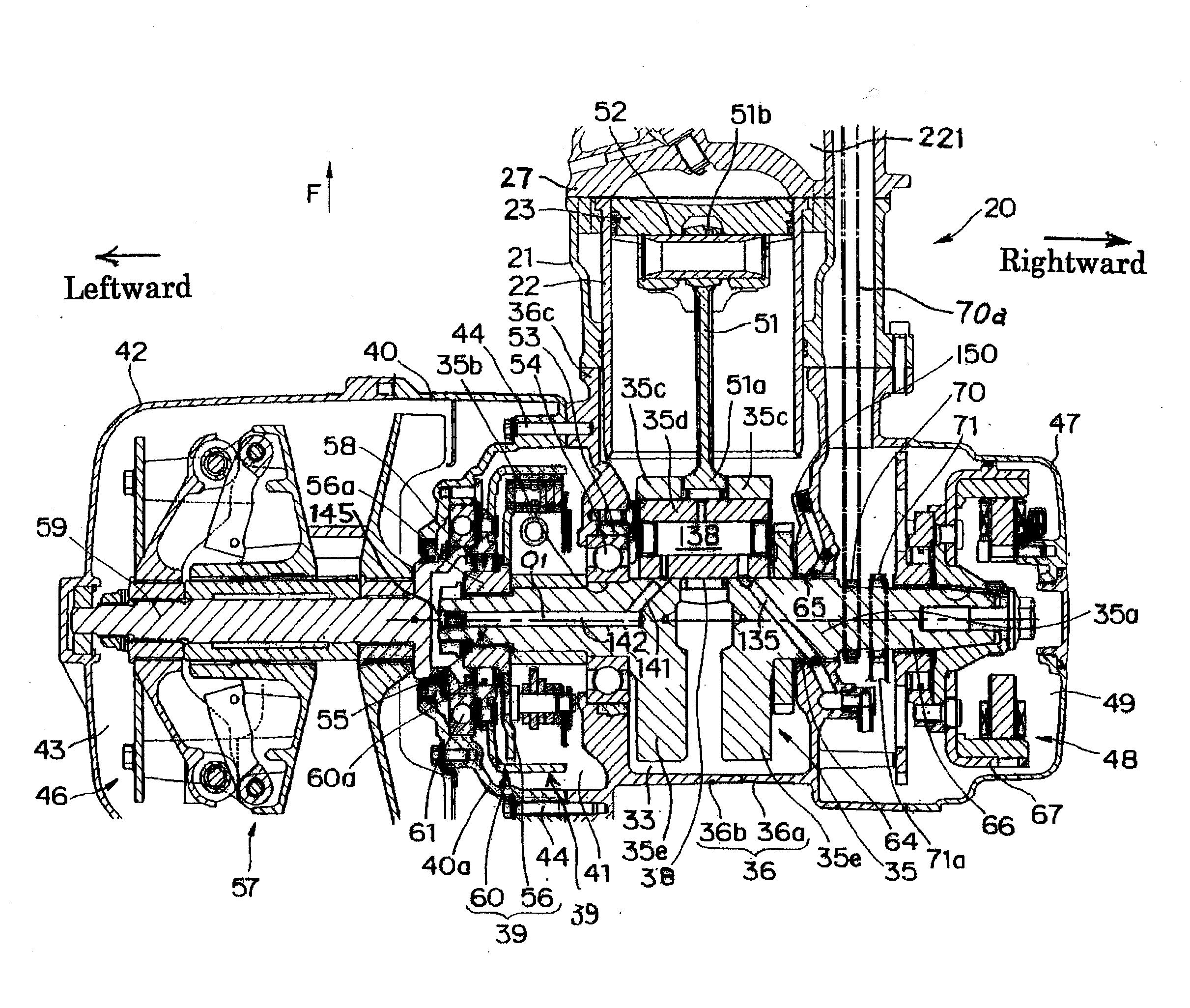 Vehicle provided with engine and engine