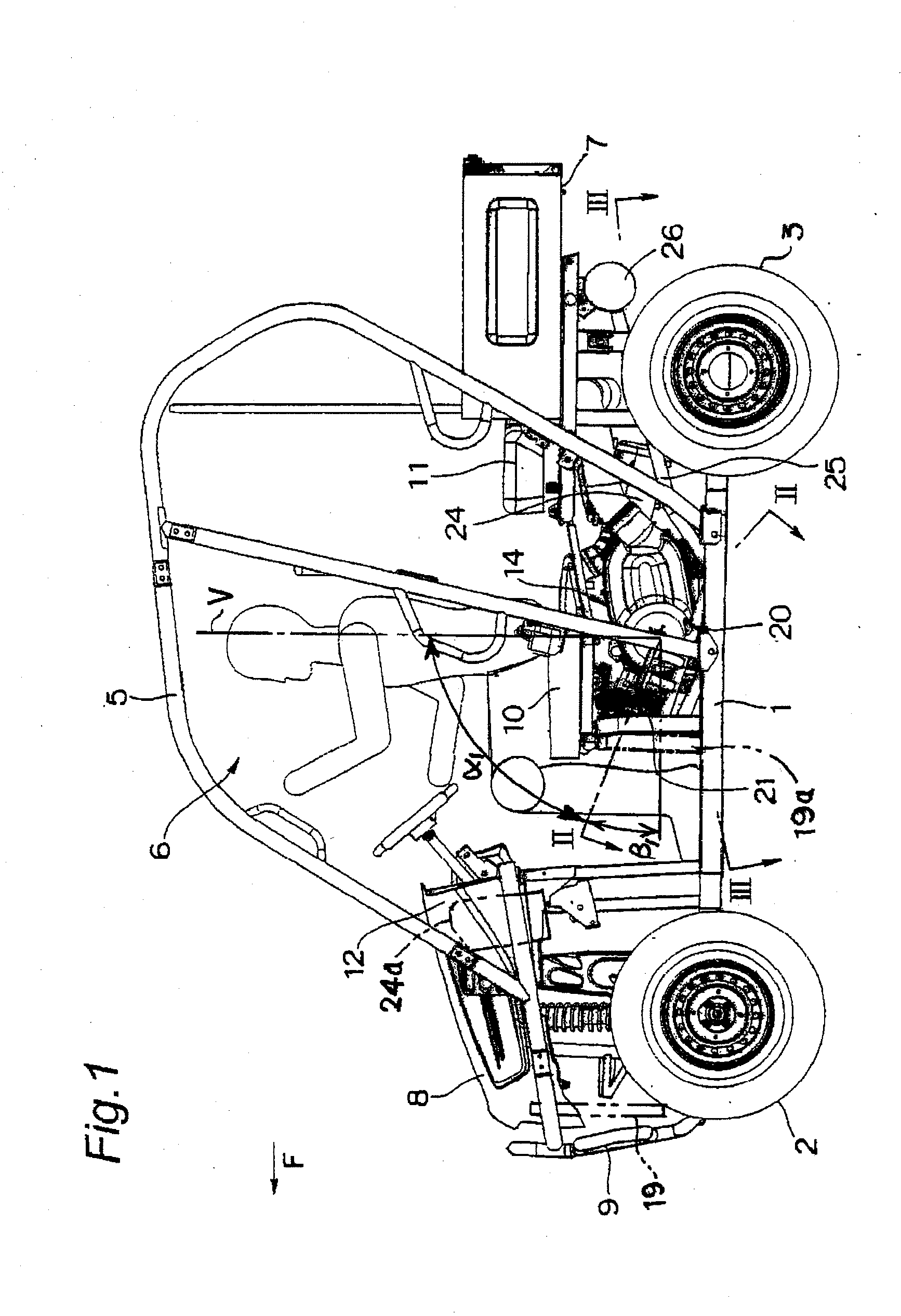 Vehicle provided with engine and engine