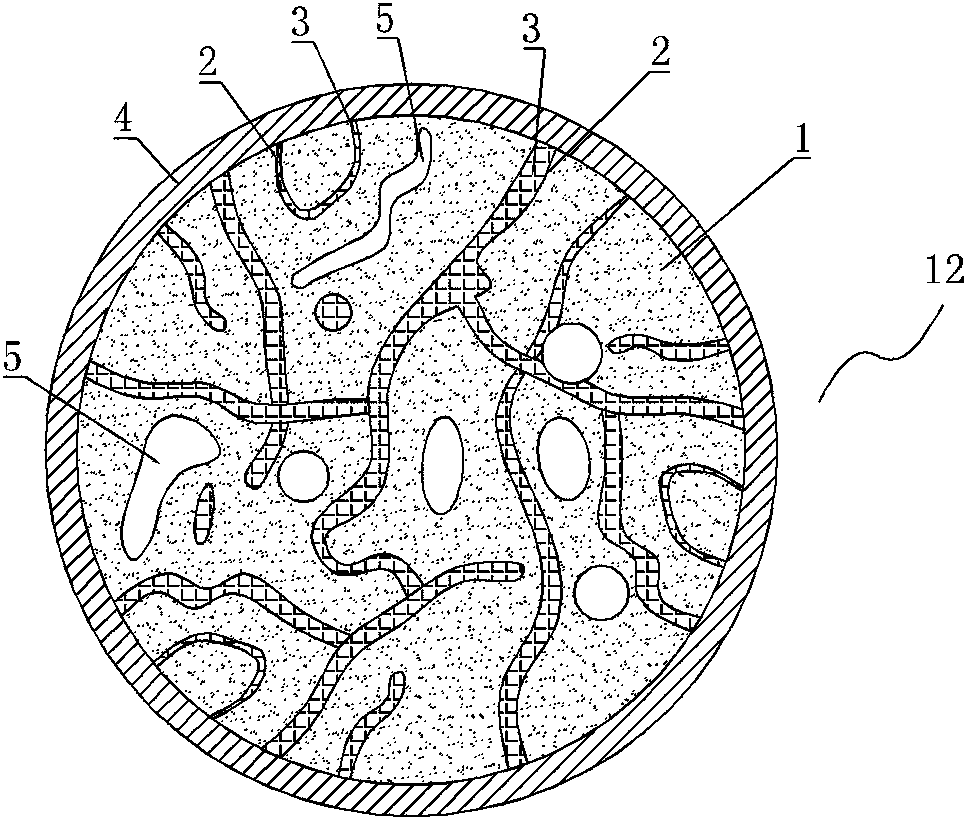 Ceramsite filler for sewage treatment, production method and sewage treatment device