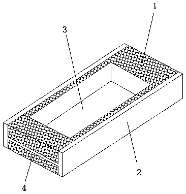 Anti-breaking foam packaging box and manufacturing method thereof