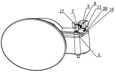 Electrically controlled opening and closing fuel filler cap