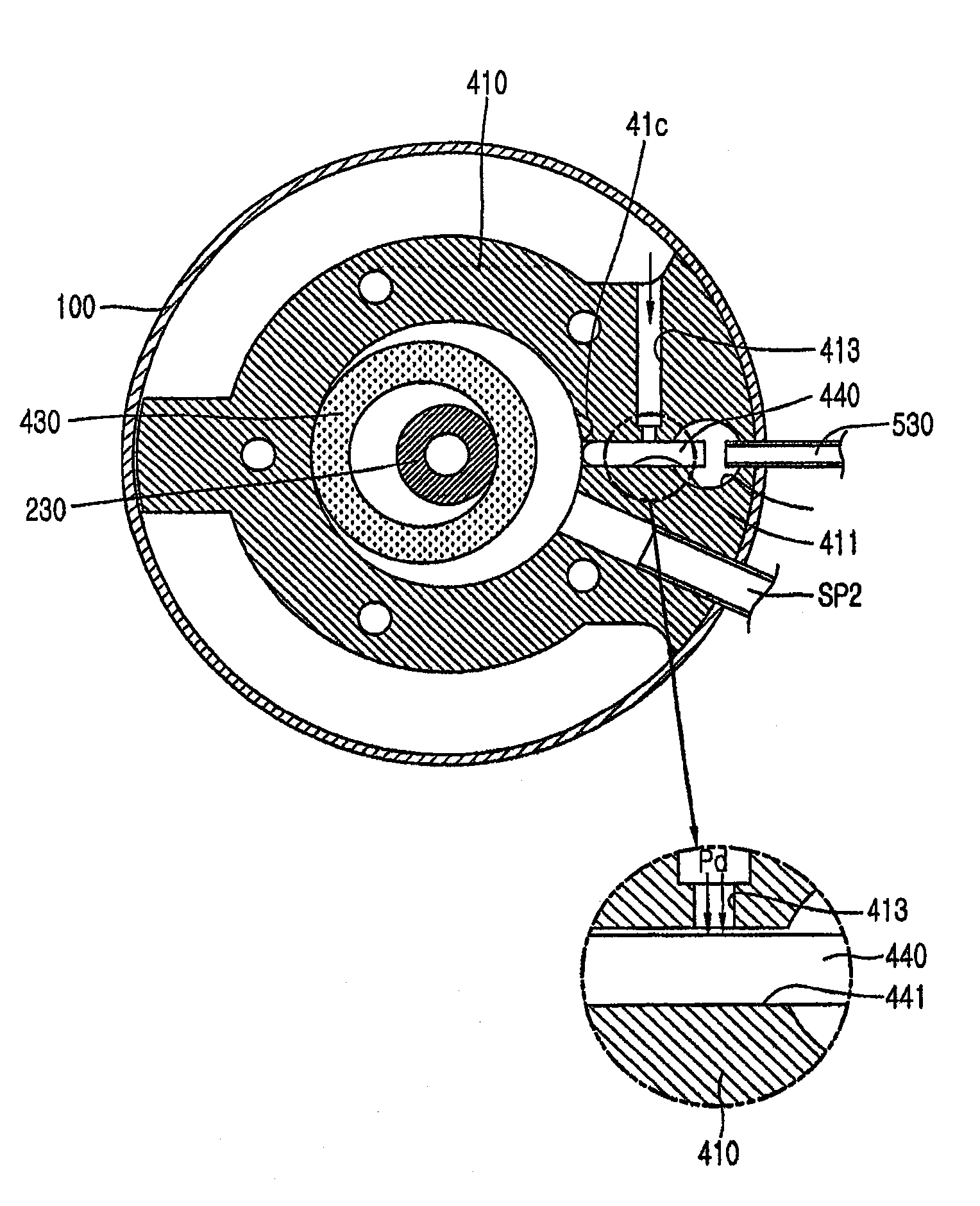 Capacity varying type rotary compressor and refrigeration system having the same