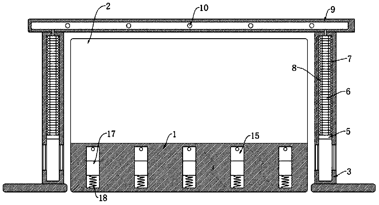 Agricultural planting greenhouse with automatic cooling function