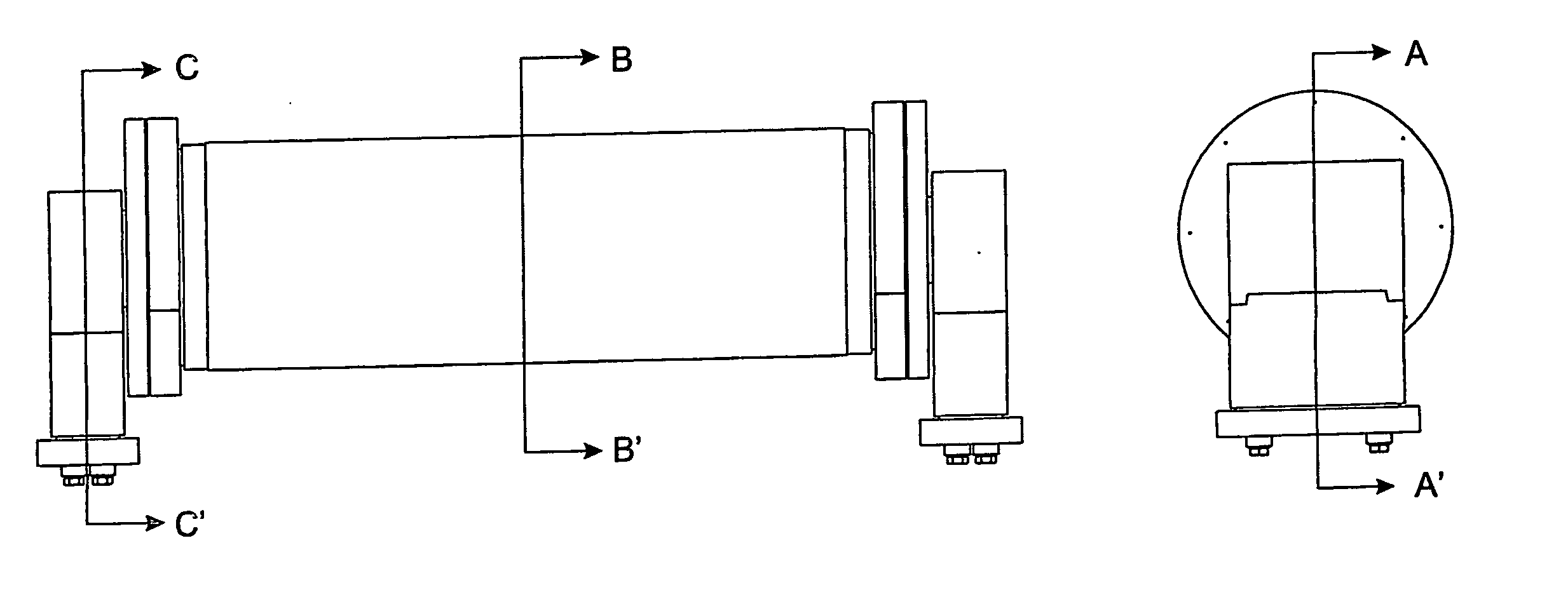 Rotating tubular sputter target assembly