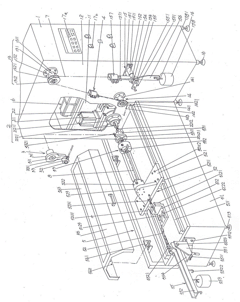 Optical cable torsion test device