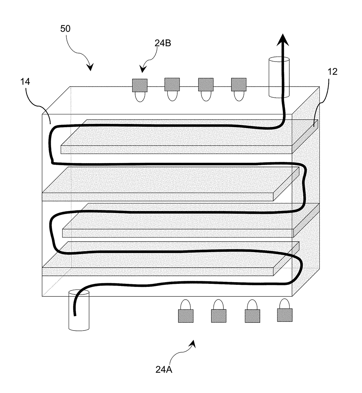 Ultraviolet transparent enclosure