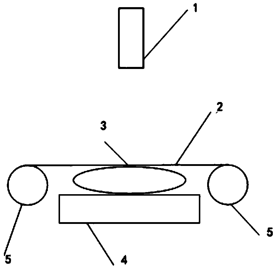 Hot casting measuring method and device based on compressed sensing algorithm