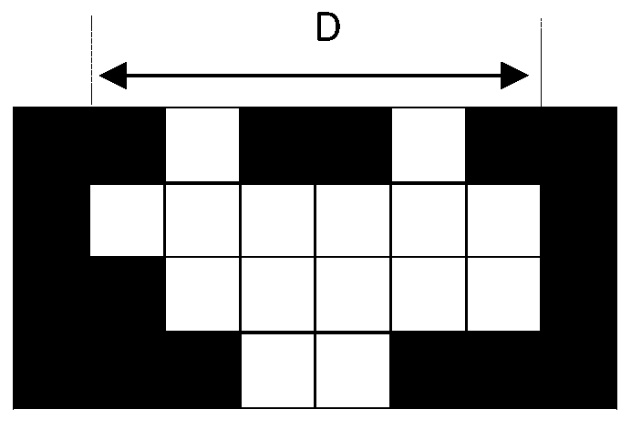 Hot casting measuring method and device based on compressed sensing algorithm