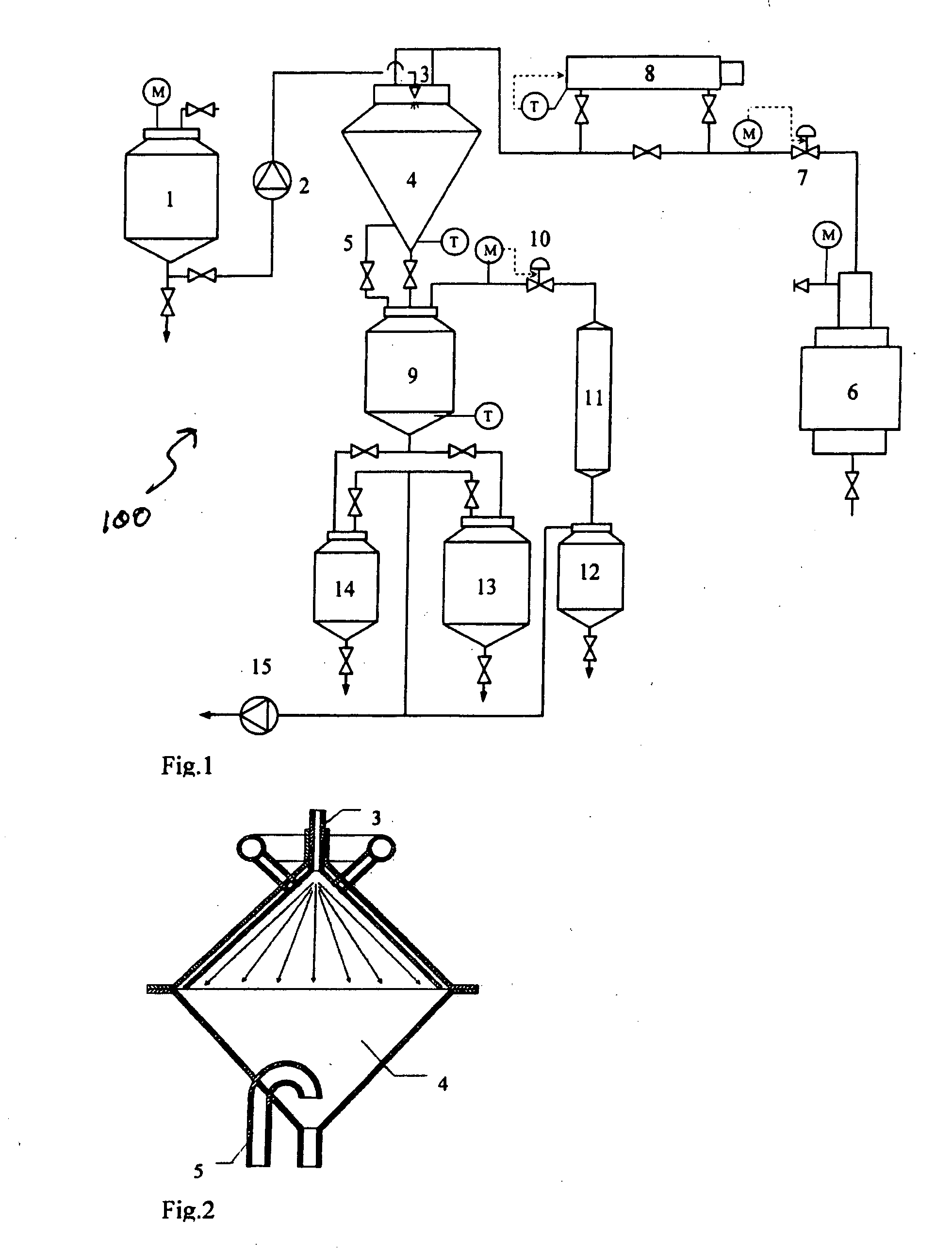 Liquid product pressure treatment method and device