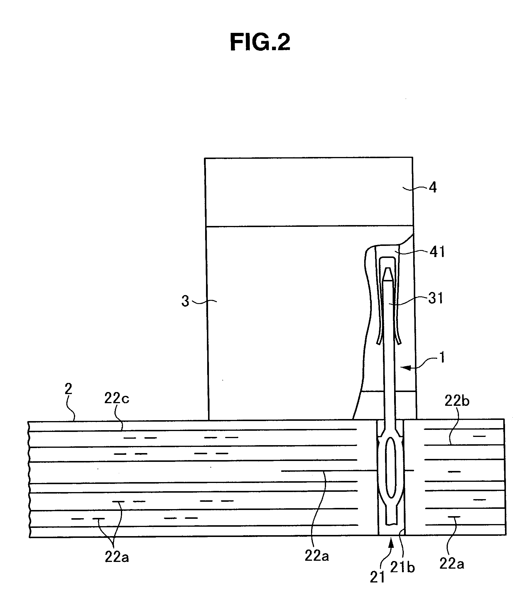 Press-fit pin and board structure