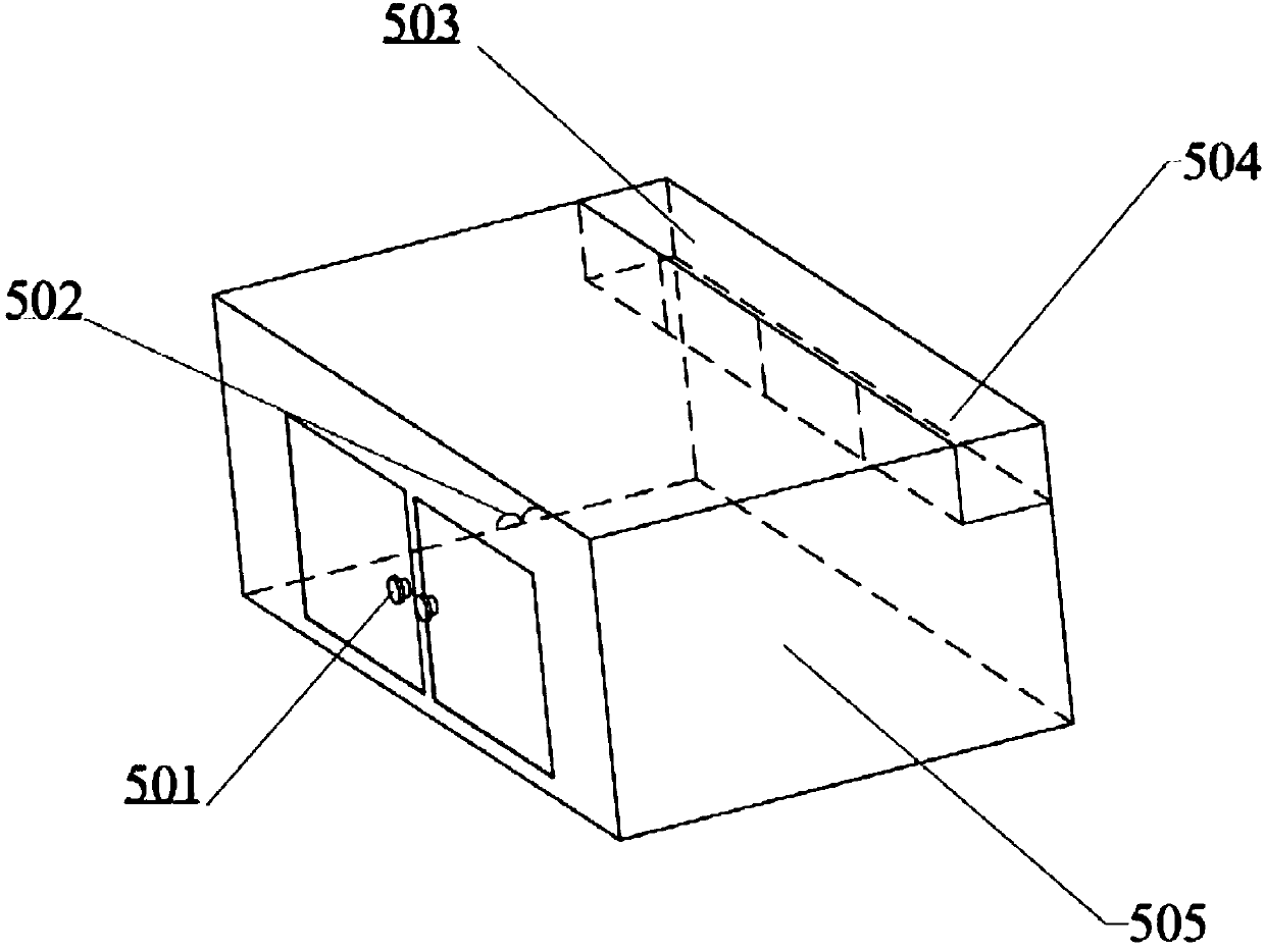 A reliability test device and method for hydraulic system components including environmental field