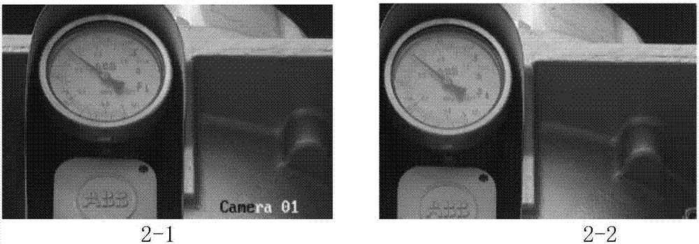 Method of positioning instrument to be recognized for electric inspection robot