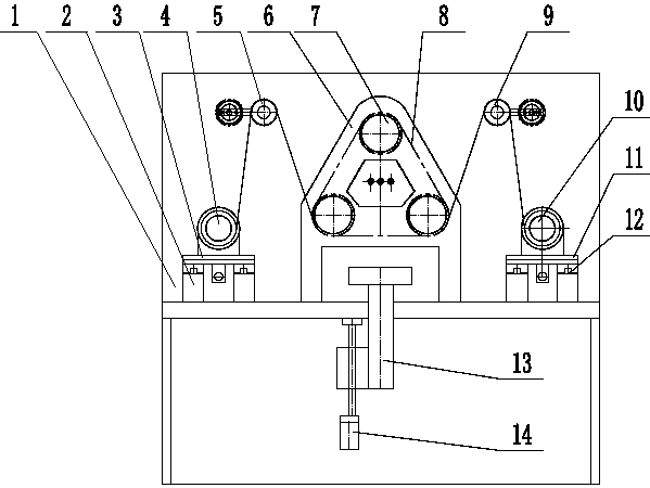 Diamond wire cutting machining equipment and cutting method of neodymium iron boron magnet