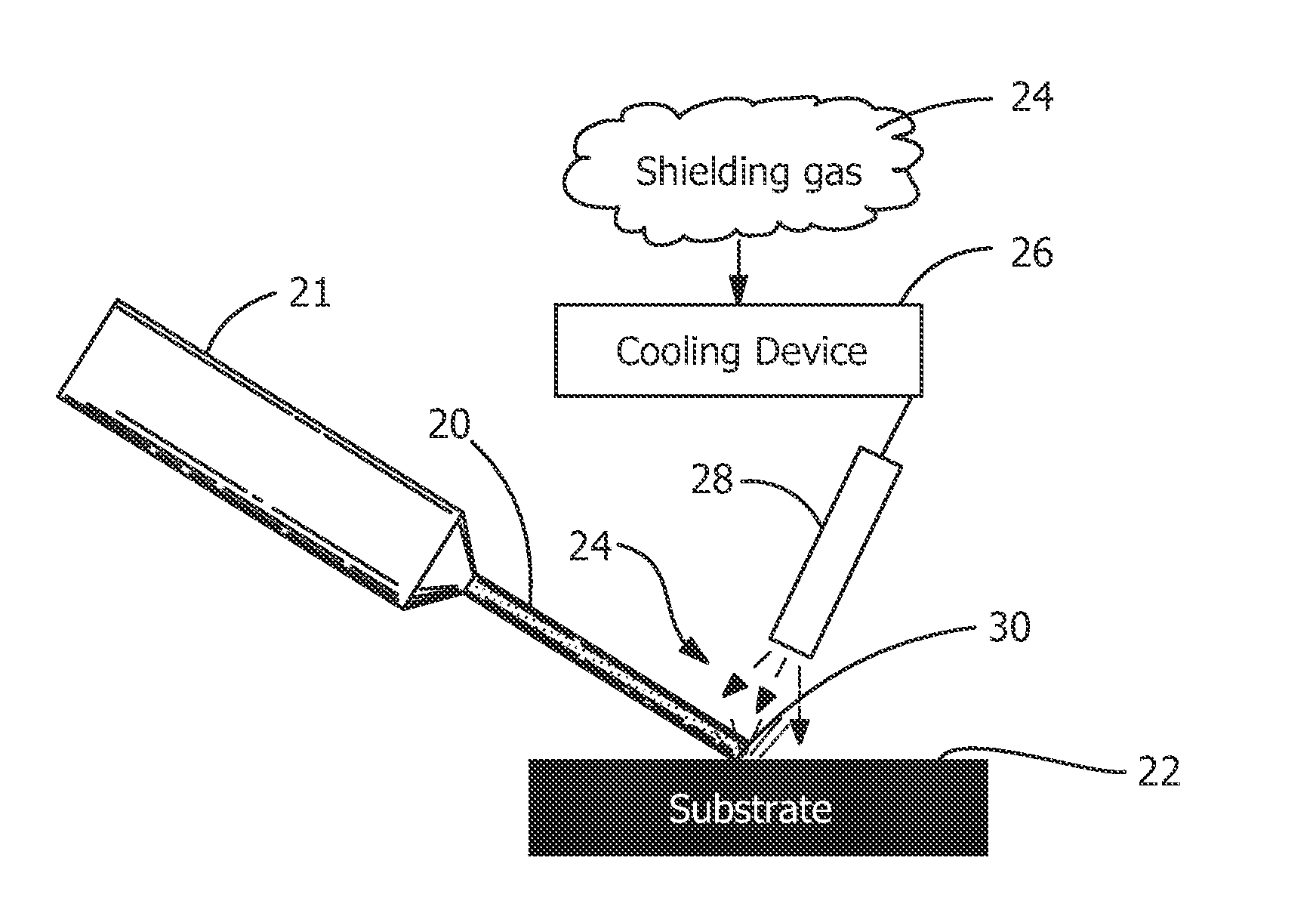 Electrospark deposition system for repair of gas turbine