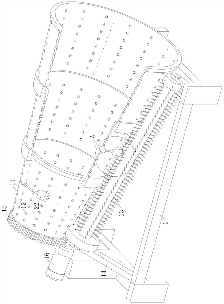 Facing sand screening equipment for water permeable bricks