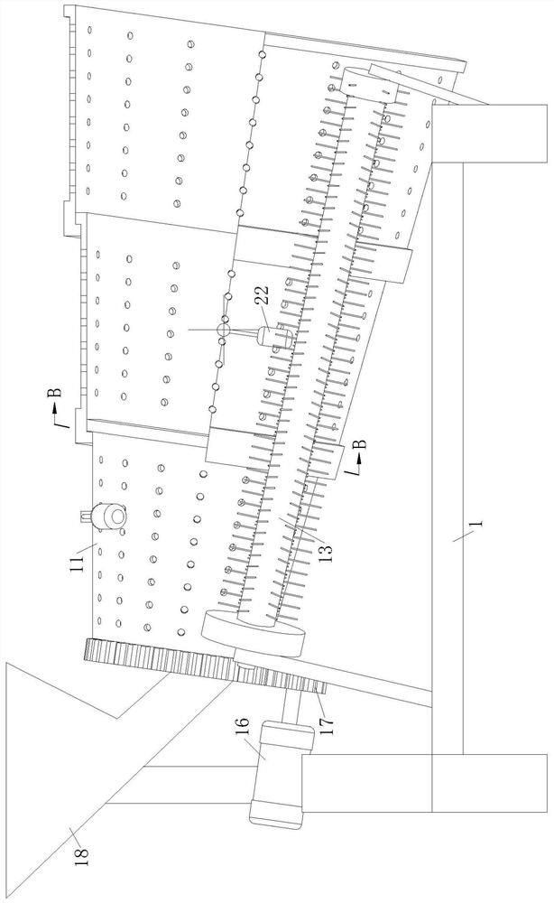 Facing sand screening equipment for water permeable bricks