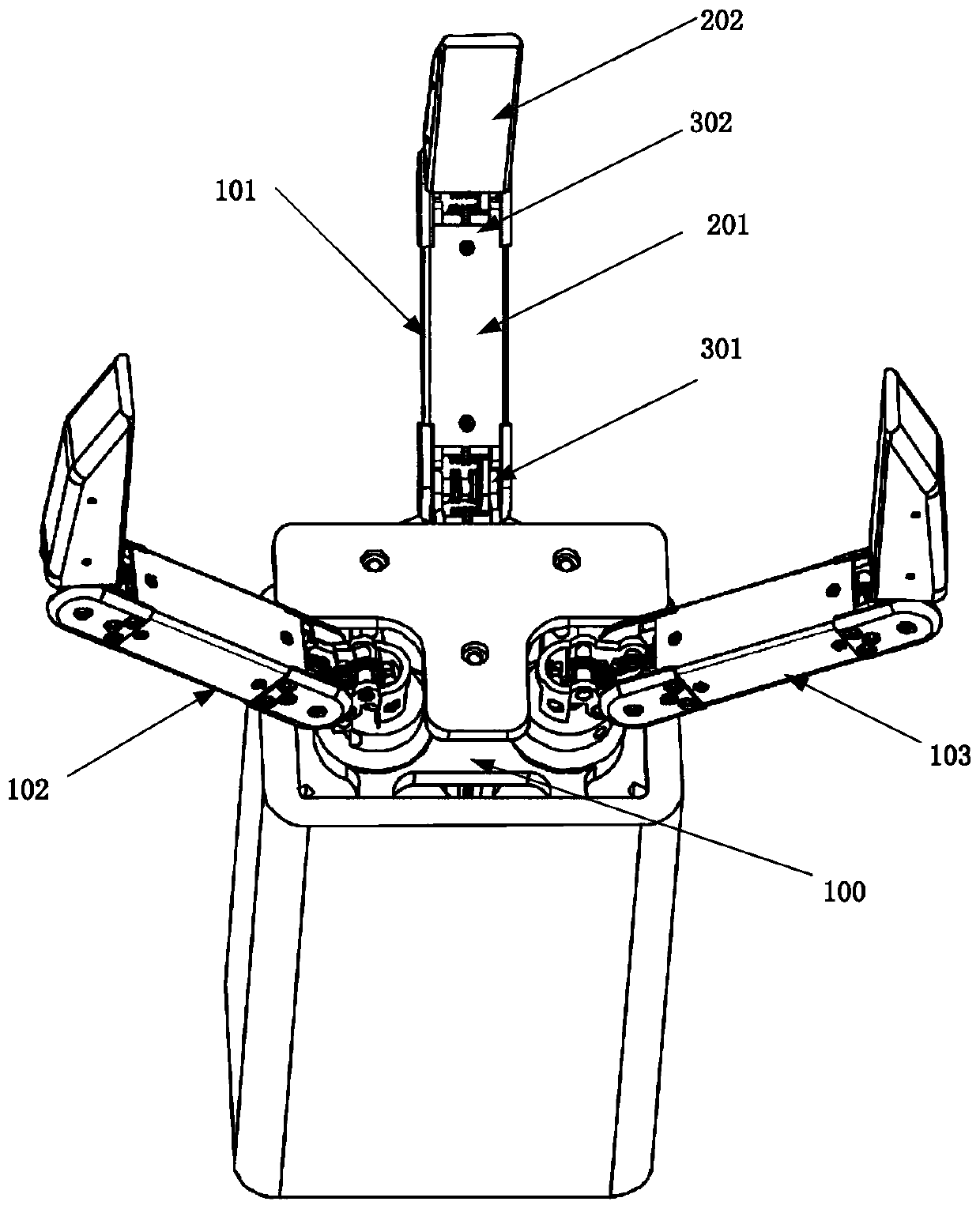 A robotic dexterous hand with parallel adaptive grasping