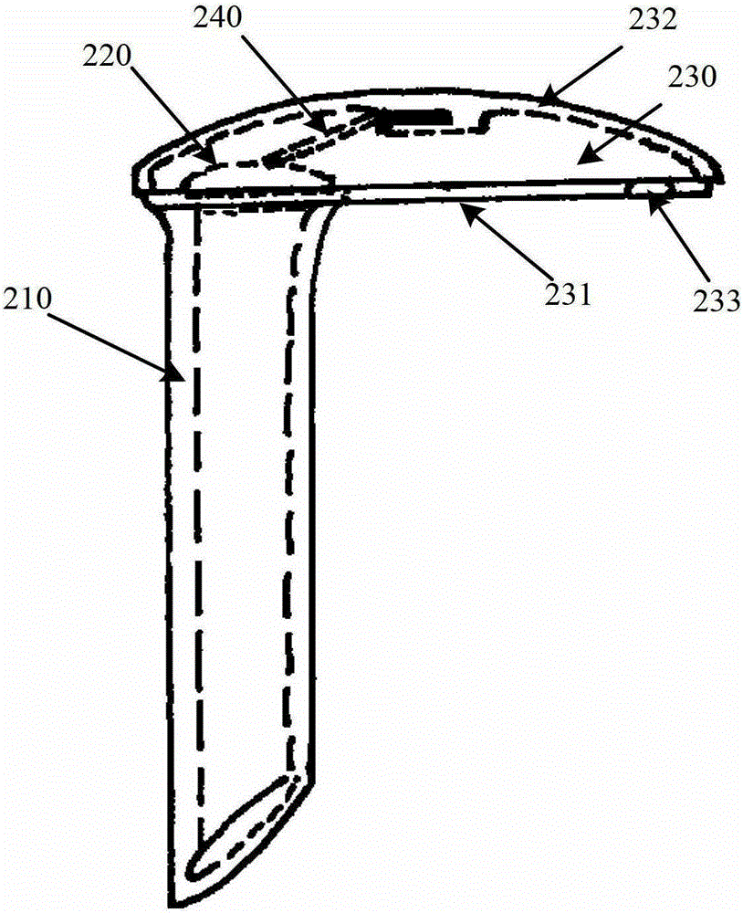 Rear-mounted stress-type glaucoma drainage valve