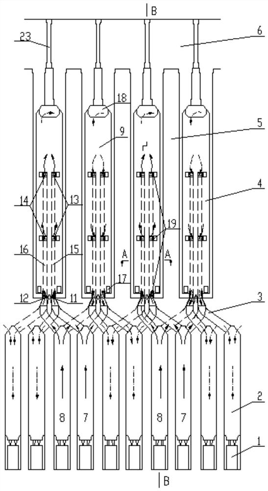 Regulation method for low-nitrogen emission of reheating coke oven