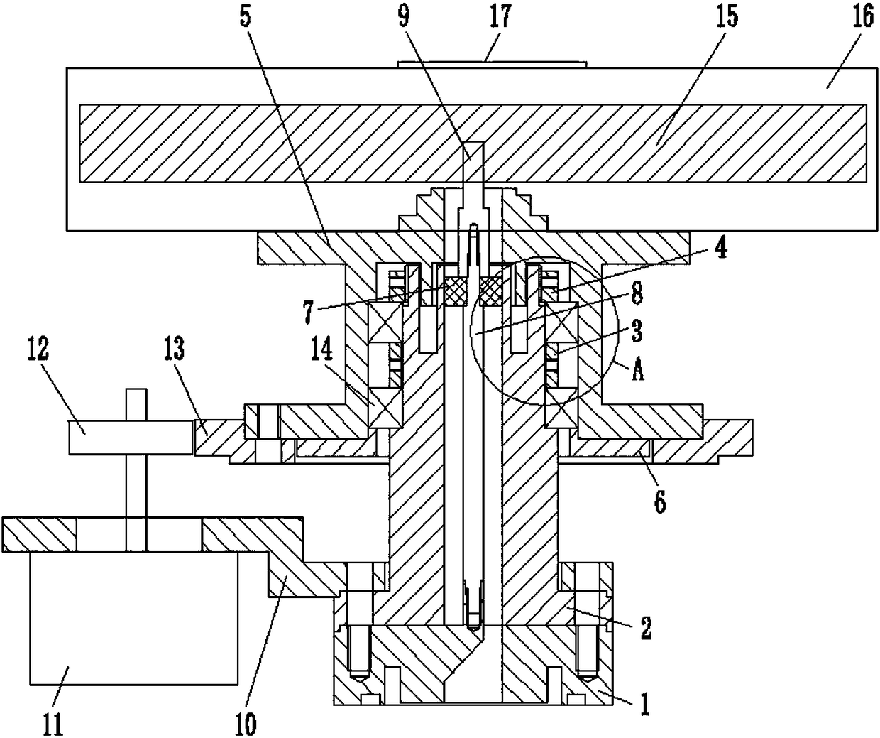 Novel radar capable of rotating flexibly