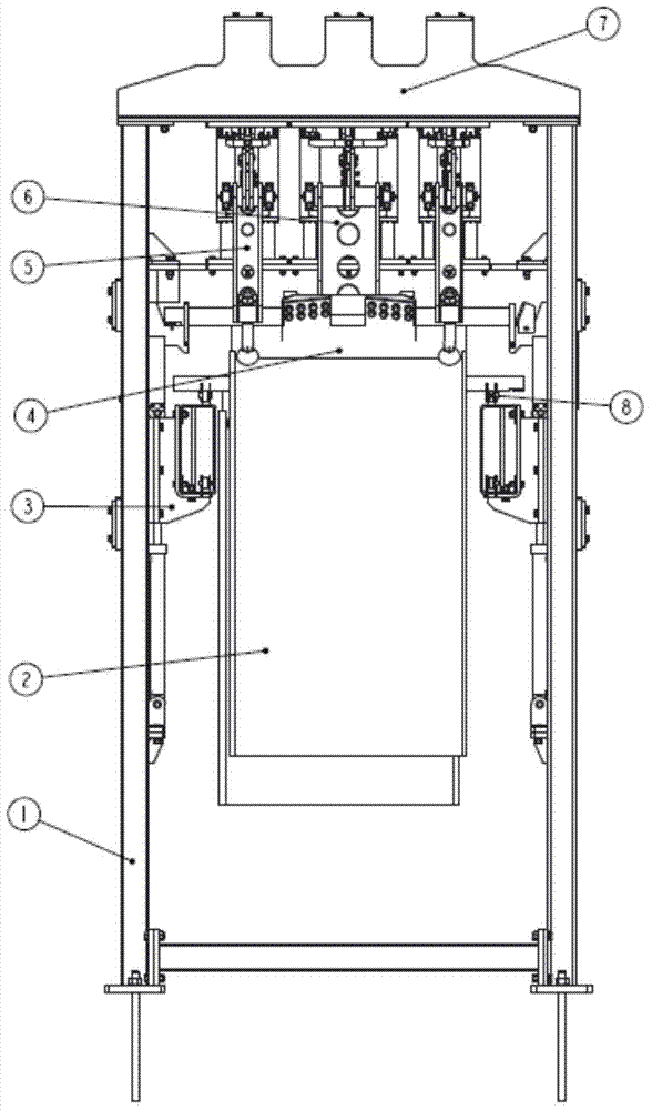 Stripping device for electro-deposited metal