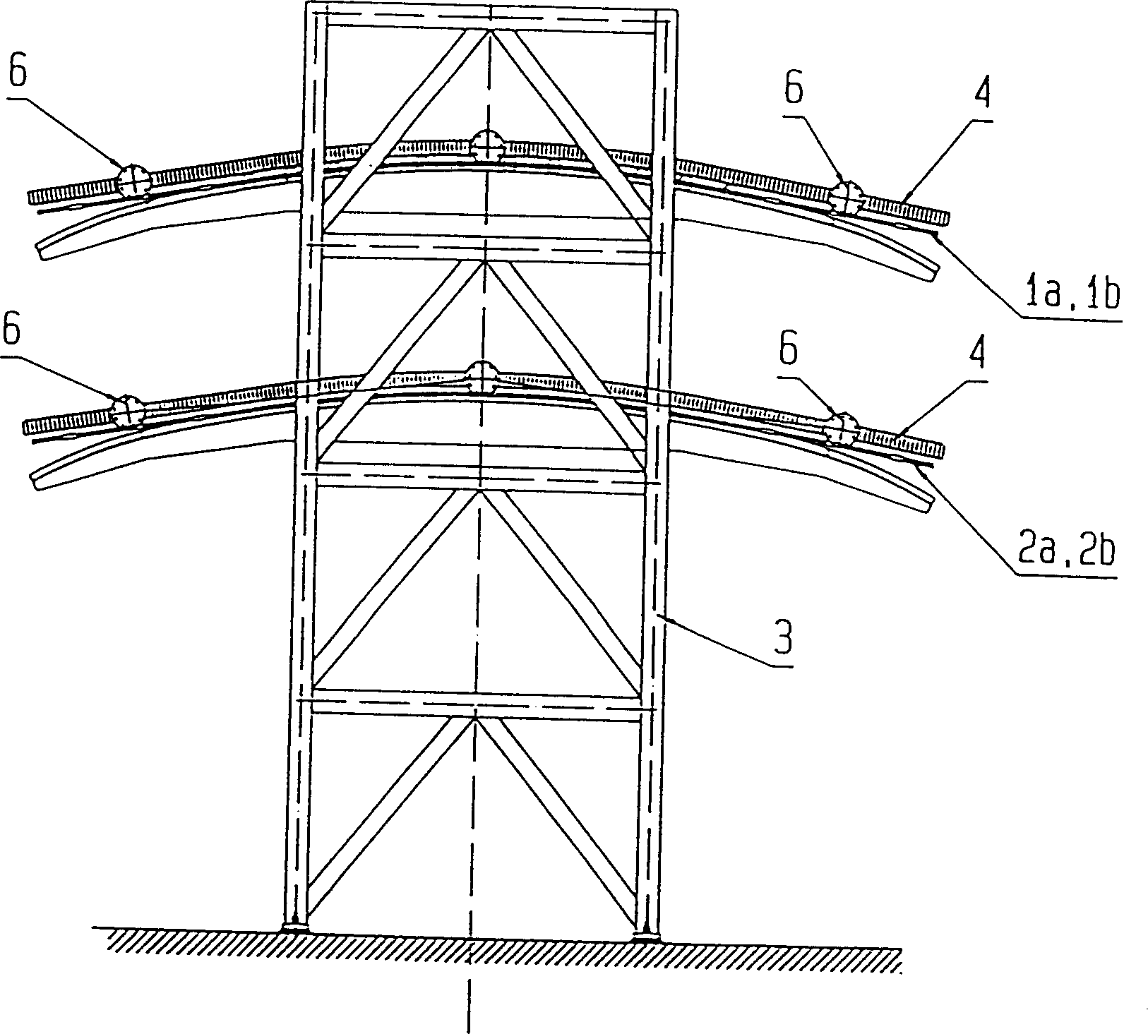 Conveyor system for transporting goods via conveyor belt or the like