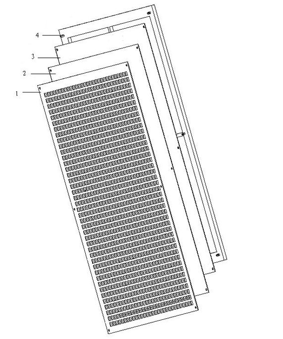 Disposable high-efficiency environment-friendly filter mesh for air-conditioner