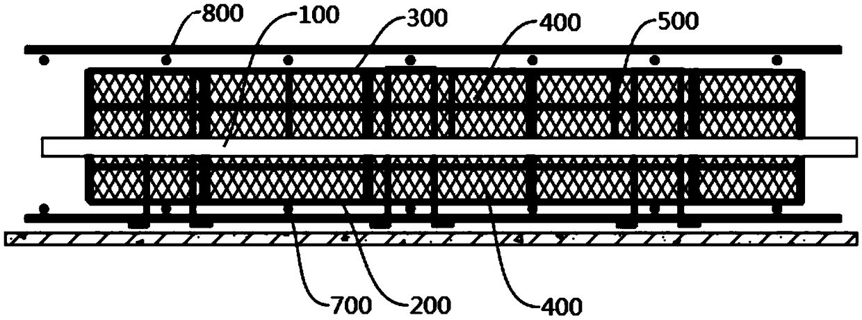 Integral water stopping system and manufacturing method thereof