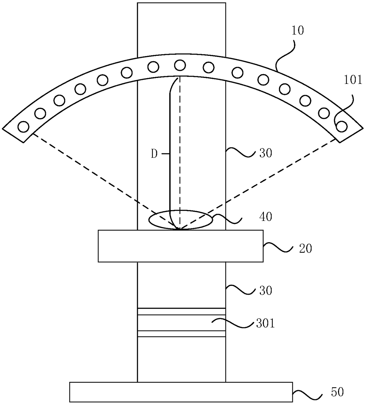 X-ray source array and X-ray computed tomography system and method