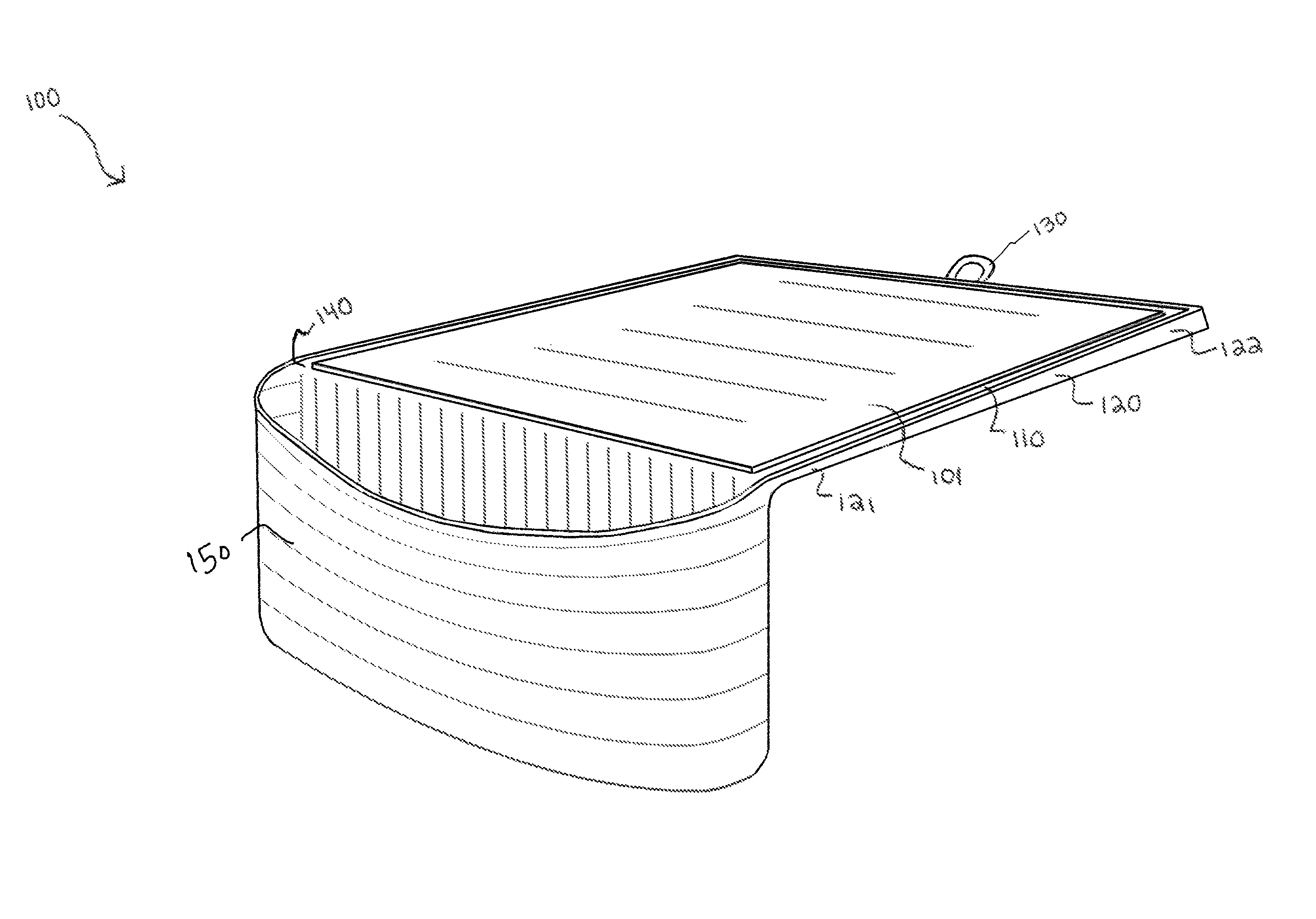 Chopping board accessory with waste receptacle