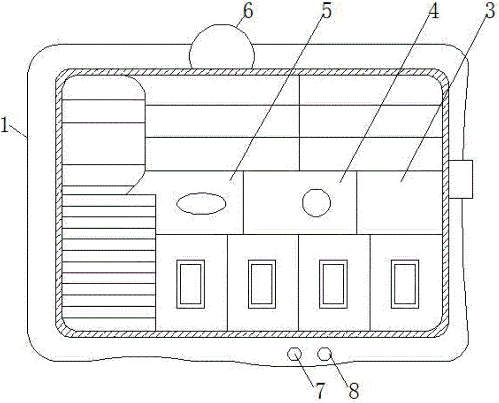 Lithium-sulfur battery pack with automatic alarming function