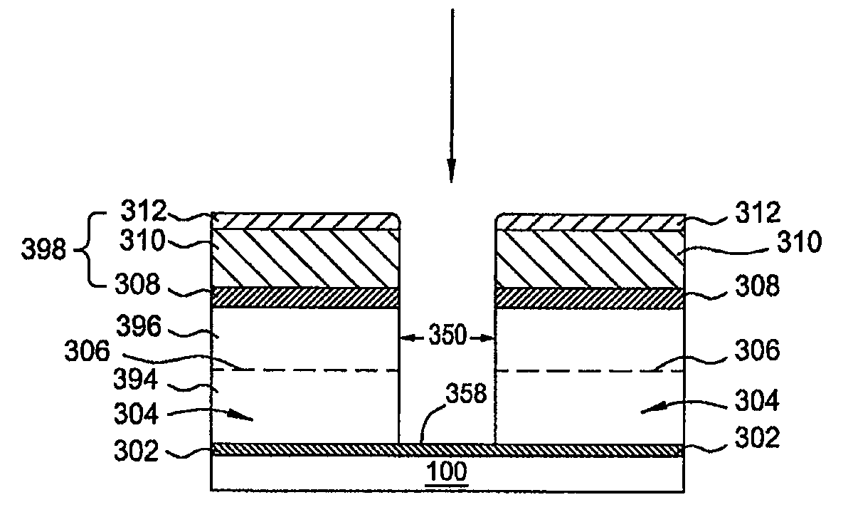 Hardmask open process with enhanced CD space shrink and reduction