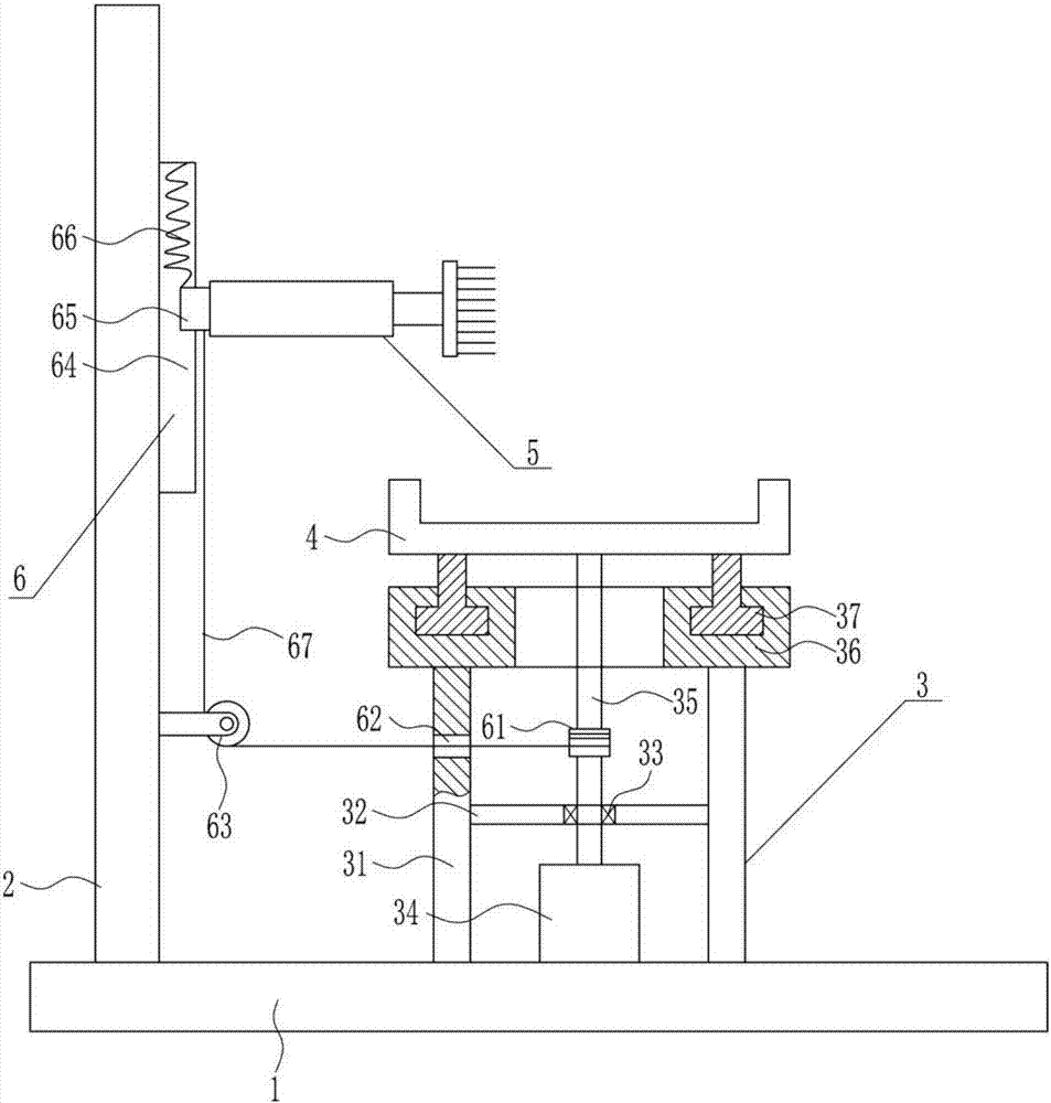 Comprehensive cleaning device of battery surface dust for daily maintenance of computer power supply