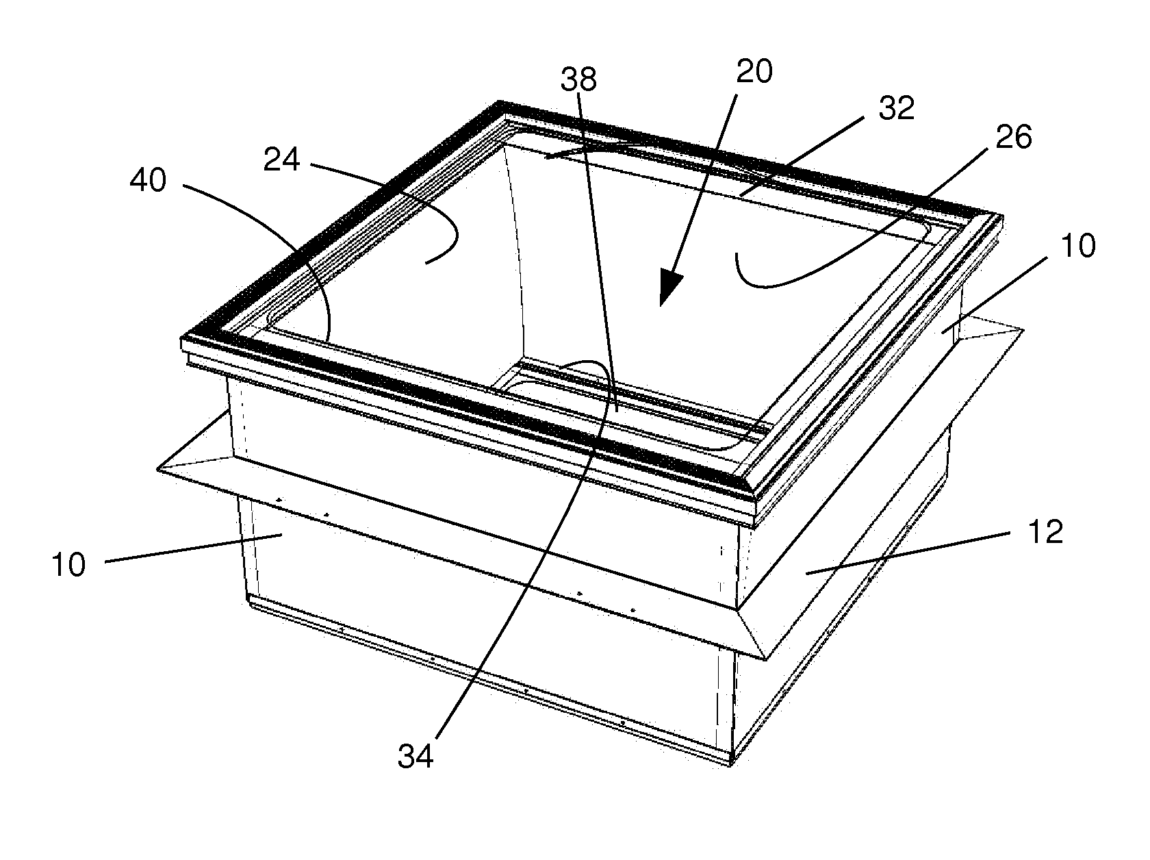 Skylight With Improved Low Angle Light Capture