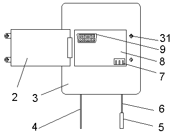 Power-carrier-wave communication acquisition device and communication adaption method thereof