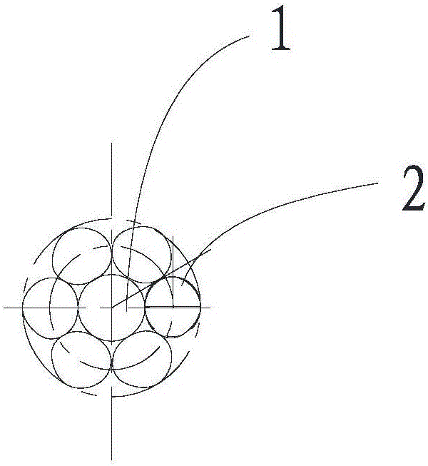 Cable type welding wire