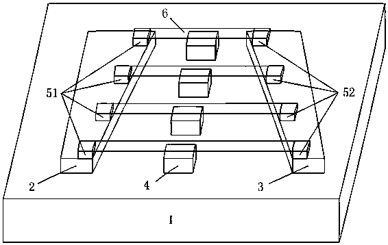 Curvature sensor based on multi-double-clamped-beam structure