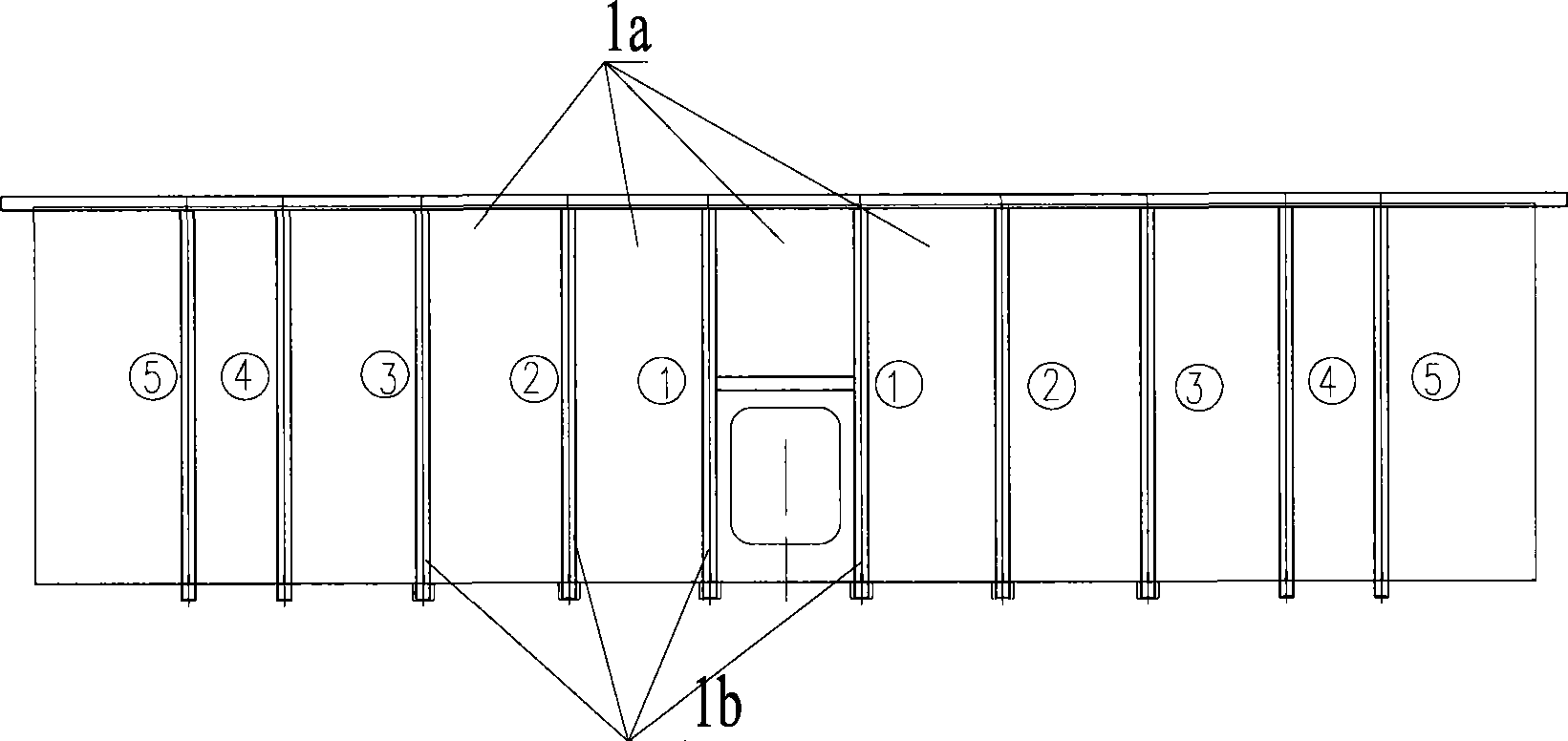 Method for welding railway vehicle side wallboard