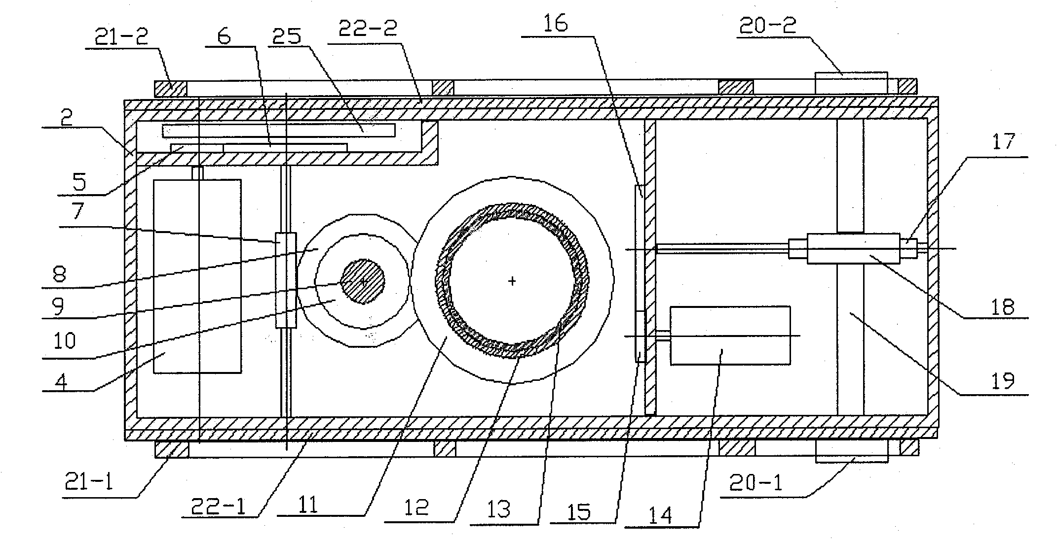 High-power half axle gear depression-angle tracking three-dimensional solar lighting device