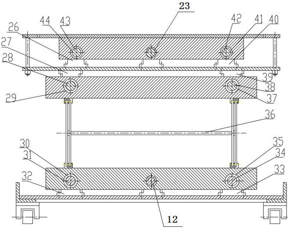 Trolley for copper brazing furnace