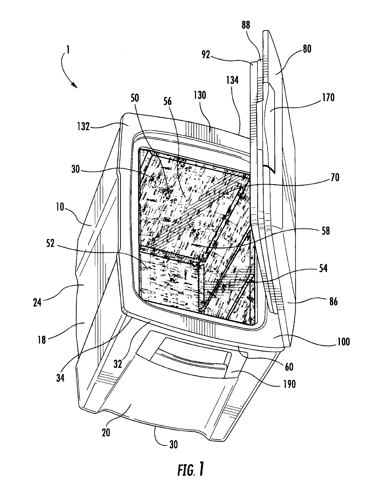 Transportable transparent cork-insulated cooler