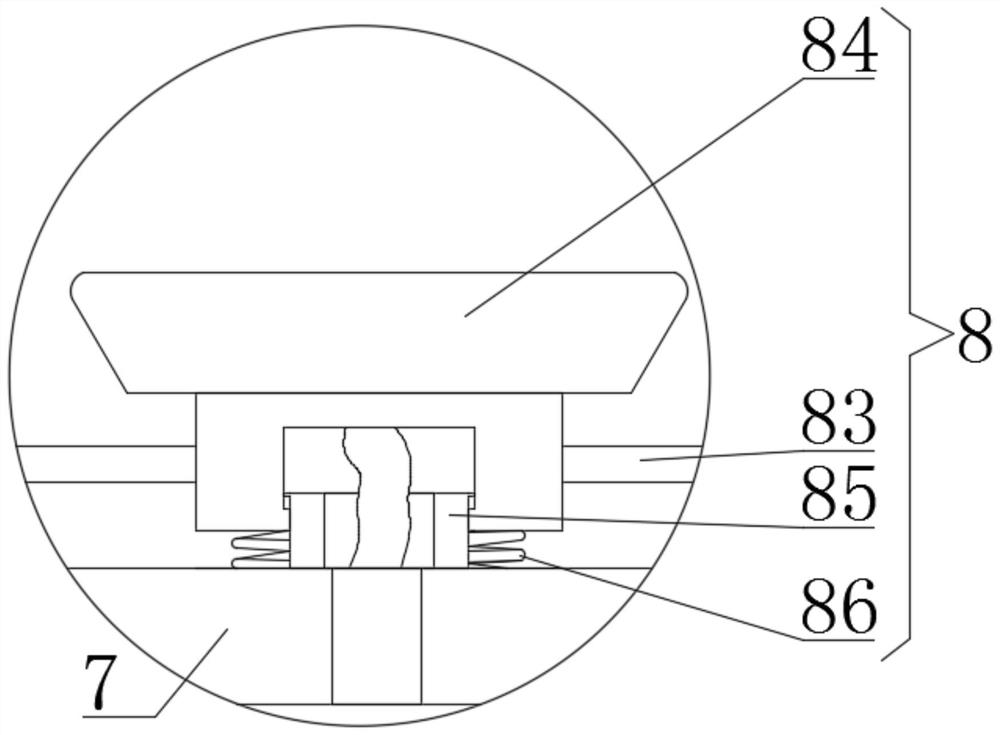 Antibacterial glass forming processing device