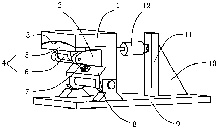 Rapid automobile sheet metal part edge wrapping mechanism